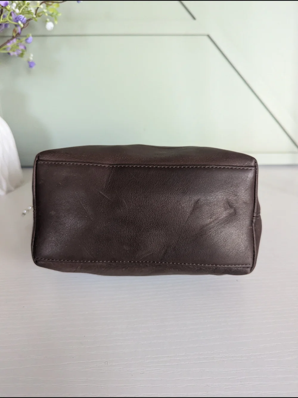 COACH Brown Leather Shoulder Bag - Elegant Everyday Carry